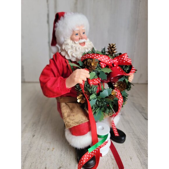 Clothtique possible dreams make it merry Santa Claus Xmas figure - Picture 2 of 8